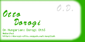 otto dorogi business card